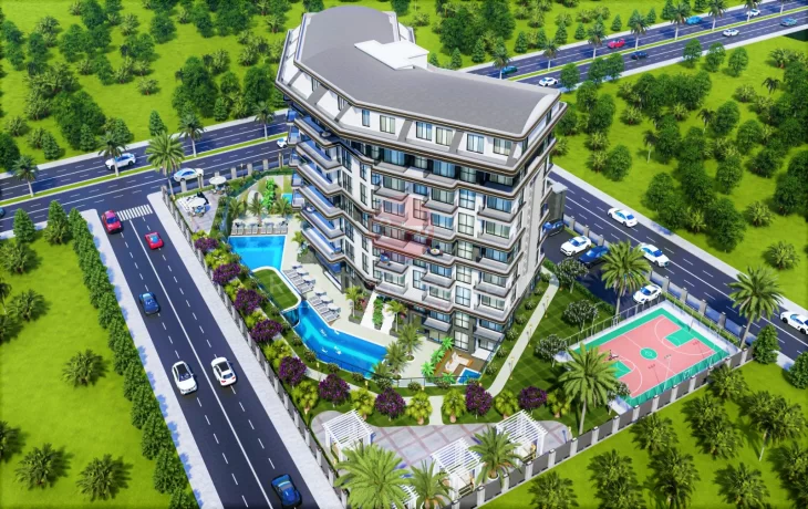 Rich Facilities And Luxurious Modern Apartments For Sale in Alanya