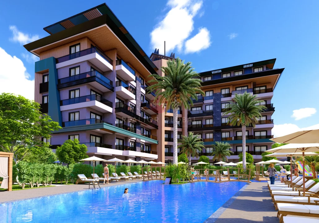Life Is Meaningful At The Beaches, Own Modern Apartments For Sale in Alanya