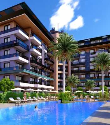 Life Is Meaningful At The Beaches, Own Modern Apartments For Sale in Alanya