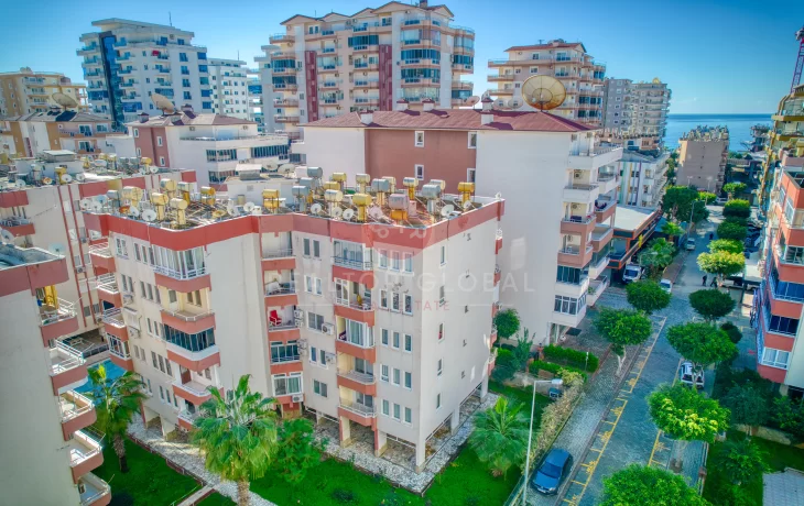 Inspiring Beaches Are Within 200 Meters, Own A Furnished One-Bedroom Apartment For Sale in Alanya