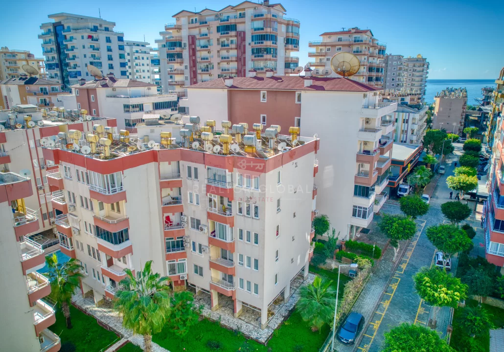 Inspiring Beaches Are Within 200 Meters, Own A Furnished One-Bedroom Apartment For Sale in Alanya