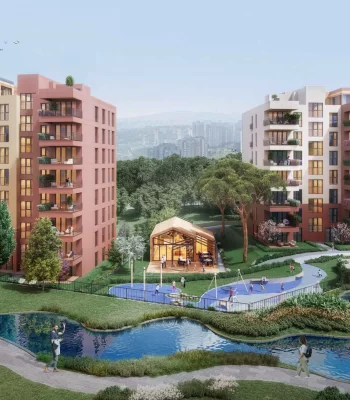 Splendor Opportunity To Live Within A Peaceful Area, Modern Apartments For Sale in Istanbul