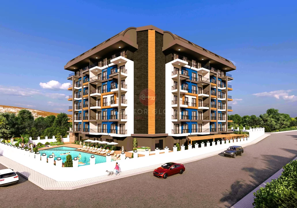 Adorned And Chic Design, Invest in Spacious Apartments For Sale in Alanya