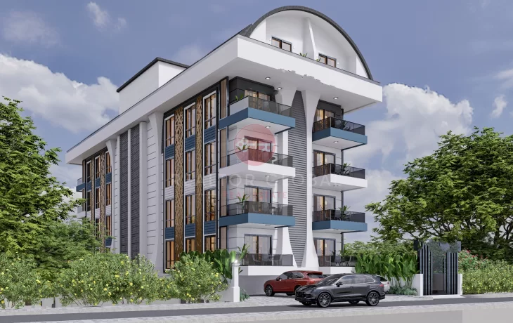 Wohnungen zum Verkauf in Alanya werten das 2+1 Leben mit Duplex-Privileg auf!