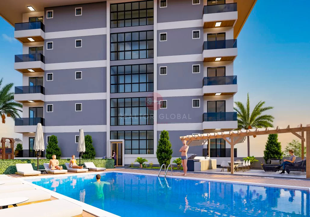 Alanya'da Satılık Daireler Farklı Metrekarelerde Ve Taksitli