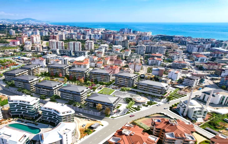 Duplex Apartments for Sale in Alanya, Penthouse Floor, and Comfortable Living in Different Square Me