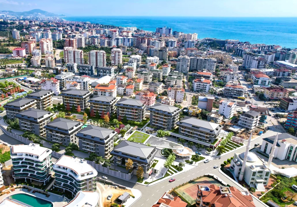 Duplex Apartments for Sale in Alanya, Penthouse Floor, and Comfortable Living in Different Square Me