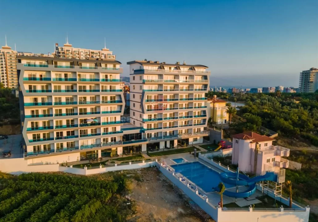 Luxuriöse und möblierte 2+1 Wohnungen zum Verkauf in Alanya