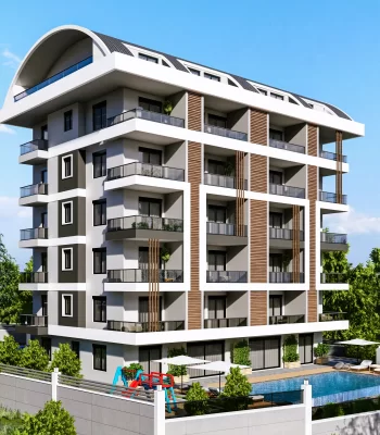 Wohnungen in Alanya zum Verkauf, Prestigeträchtige Dachgeschoss-Optionen mit Quadratmetern!
