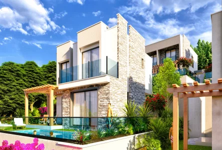 Villen zum Verkauf in Bodrum erhöhen den Komfort des freistehenden Wohnens