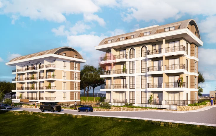Apartments for Sale in Alanya Bringing 2+1 Living to Investors in the Summer