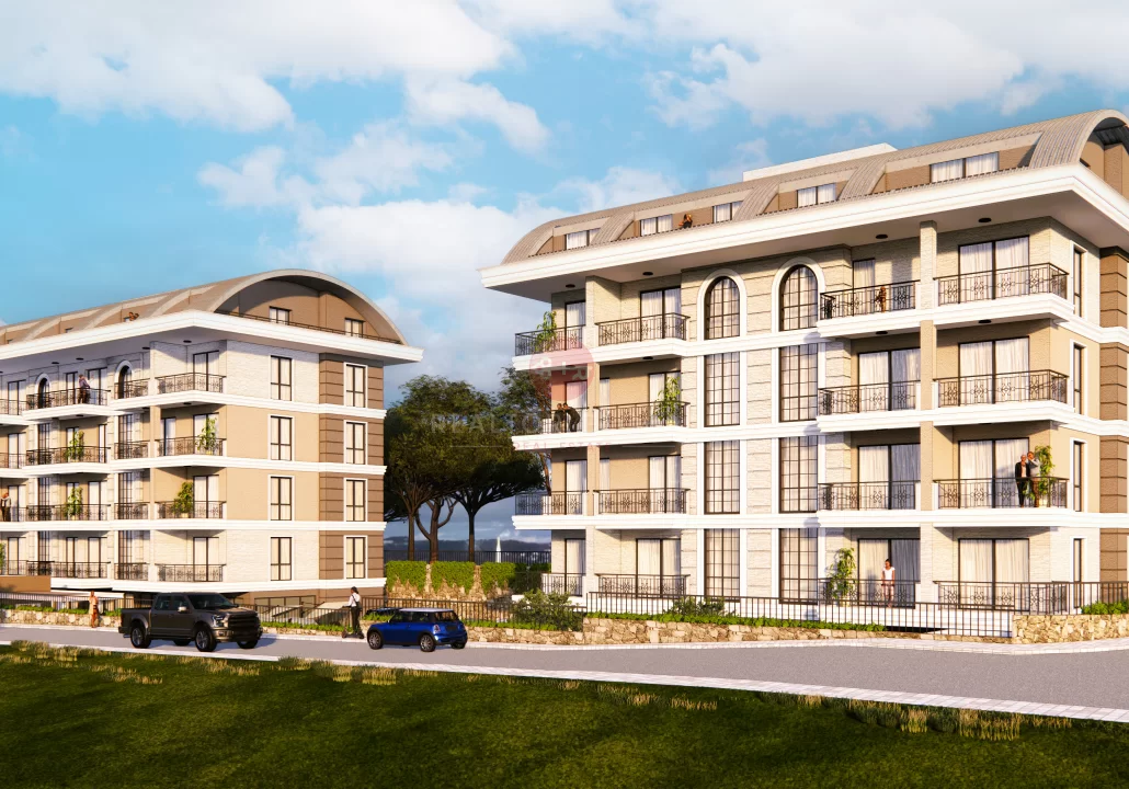 Apartments for Sale in Alanya Bringing 2+1 Living to Investors in the Summer
