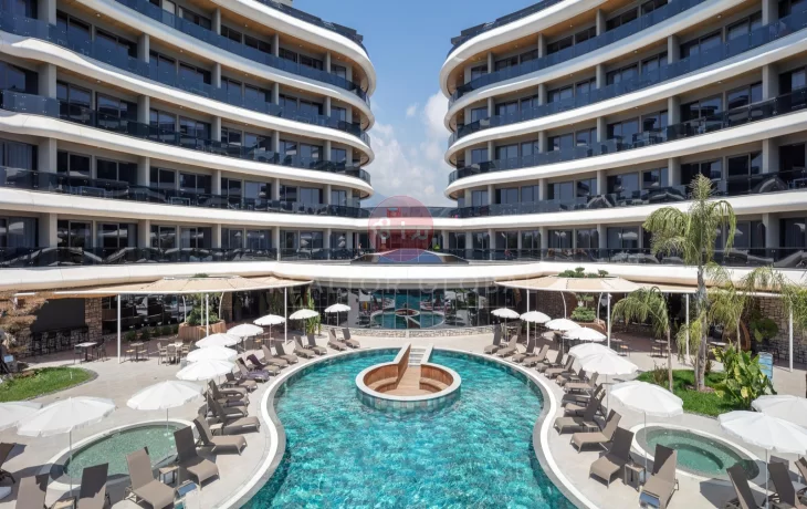 Own the Privileges of Luxury Duplex Apartments with 2+1 in Alanya for Sale!