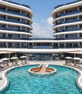 Own the Privileges of Luxury Duplex Apartments with 2+1 in Alanya for Sale!
