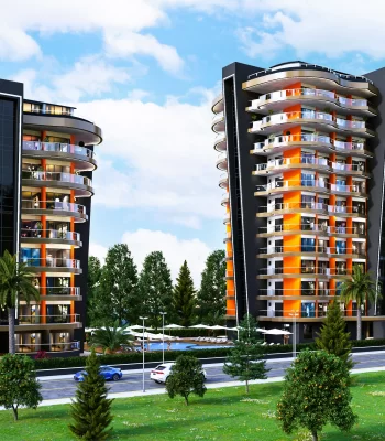 Investitionsmöglichkeit mit Wohnungen unterschiedlicher Größe zum Verkauf in Alanya