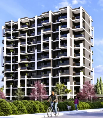 Apartments for Sale in Mersin Combine 1+0 and 1+1 Living with Privileges