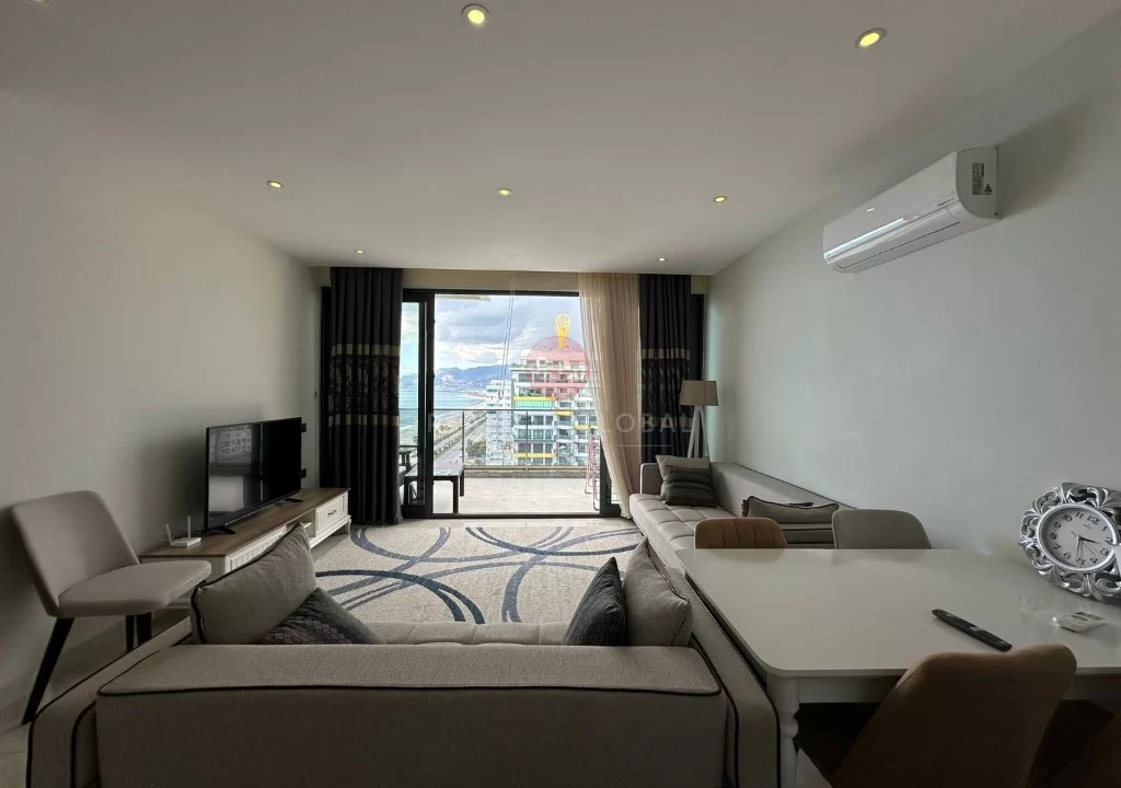 Furnished One-bedroom apartment For Sale With The Best Sea View