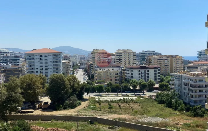 Two-bedroom Furnished Apartment With Sea View in Mahmutlar