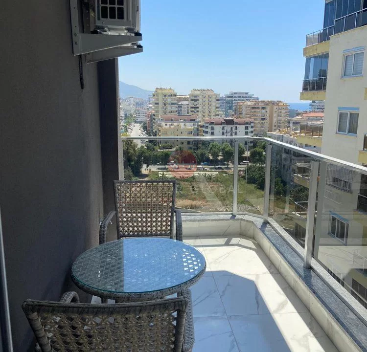 Two-bedroom Furnished Apartment With Sea View in Mahmutlar