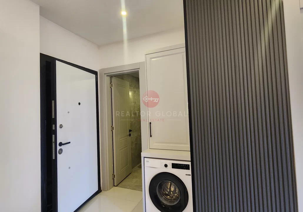 Möblierte 1-Zimmer-Wohnung mit besonderem Design in Oba zu verkaufen
