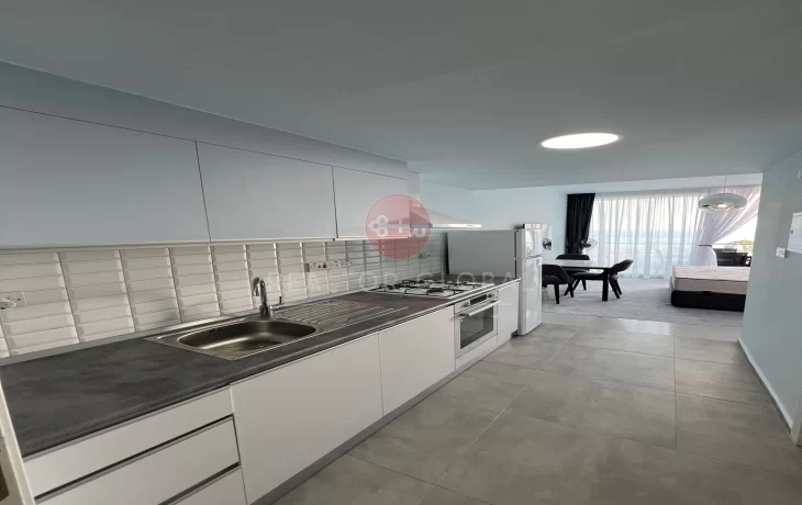 Studio apartment with sea view for sale in İskele, Northern Cyprus
