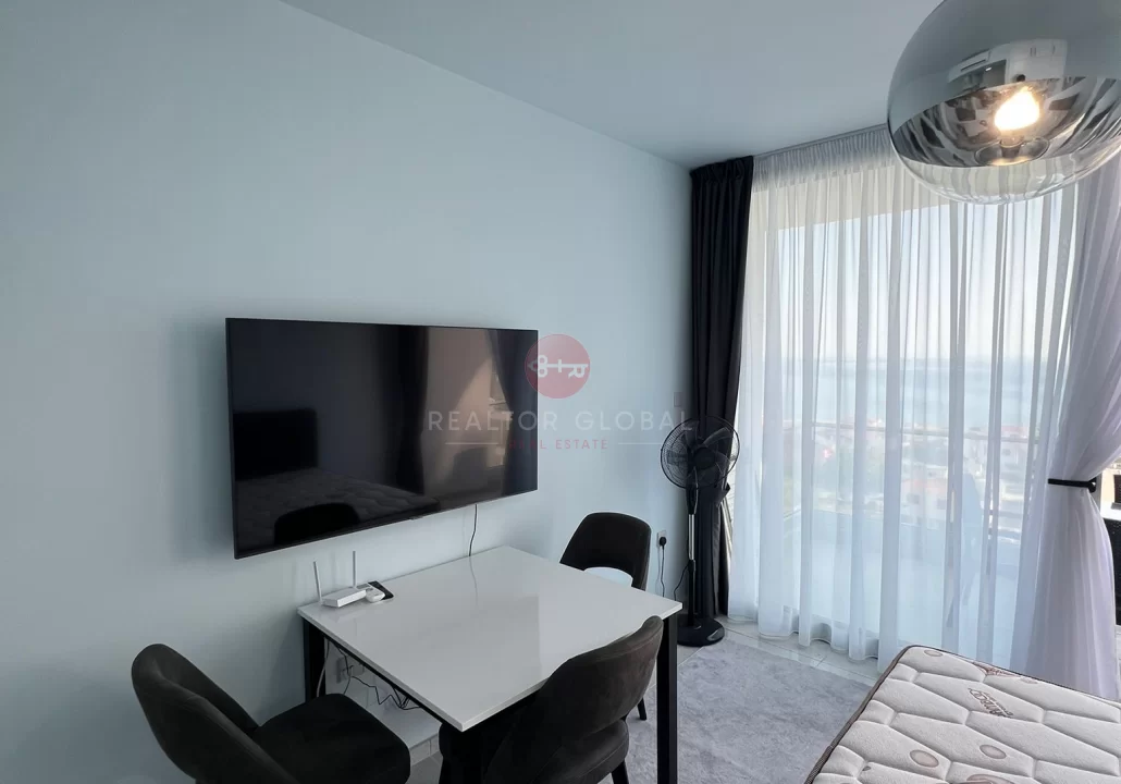 Studio apartment with sea view for sale in İskele, Northern Cyprus