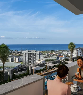 Wohnungen zum Verkauf in Sunset Towers, Payallar, Alanya