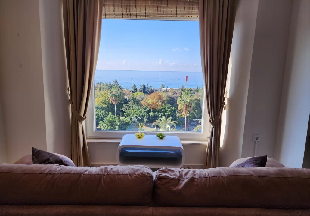Panoramic Sea View 2+1 Luxury Apartment For Sale in Mahmutlar