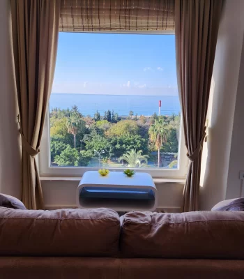 Panoramic Sea View 2+1 Luxury Apartment For Sale in Mahmutlar