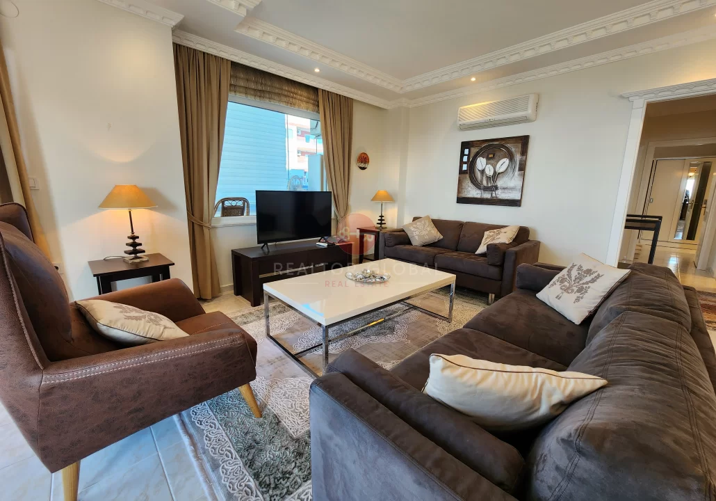 Panoramic Sea View 2+1 Luxury Apartment For Sale in Mahmutlar