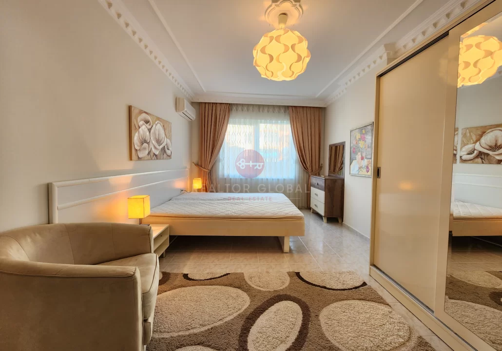 Panoramic Sea View 2+1 Luxury Apartment For Sale in Mahmutlar