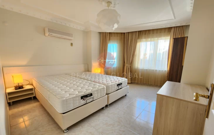 Panoramic Sea View 2+1 Luxury Apartment For Sale in Mahmutlar