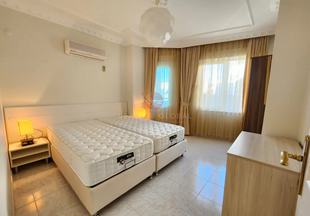 Panoramic Sea View 2+1 Luxury Apartment For Sale in Mahmutlar