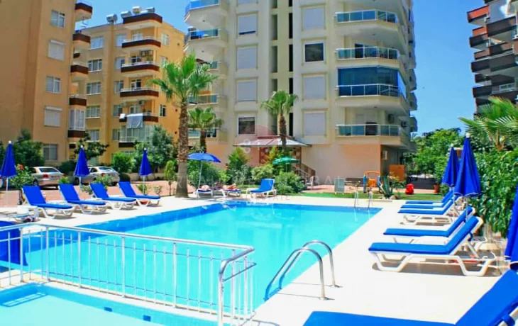 Panoramic Sea View 2+1 Luxury Apartment For Sale in Mahmutlar