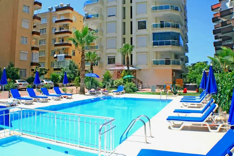 Panoramic Sea View 2+1 Luxury Apartment For Sale in Mahmutlar