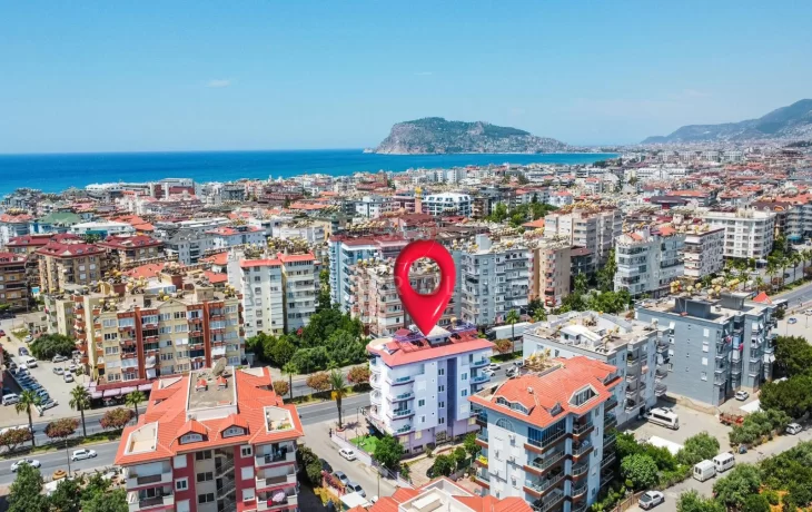Two Bedroom Re-sale Apartment For Sale in Oba, Alanya