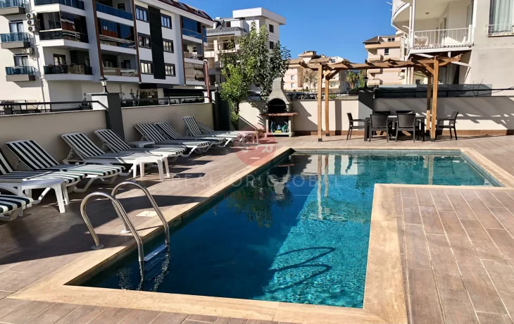 Šik Preprodaja 1-sobni stan na prodaju u Oba, Alanya