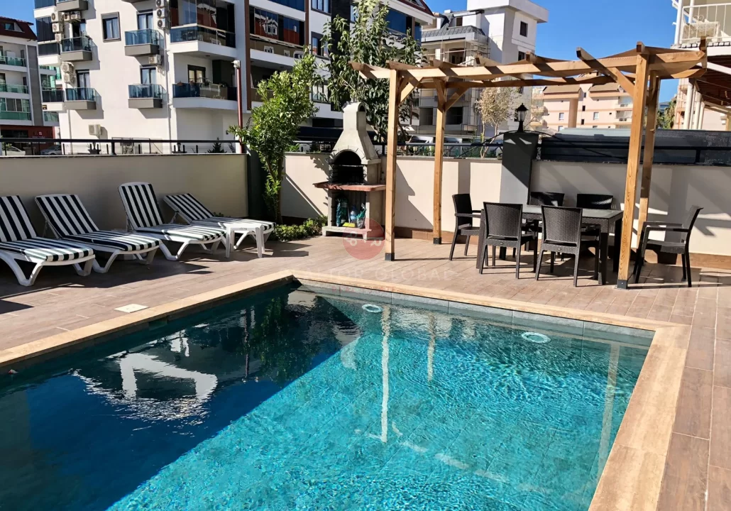 Šik Preprodaja 1-sobni stan na prodaju u Oba, Alanya