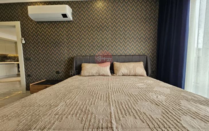 Luxuriöse, voll möblierte Ein-Zimmer-Wohnung zum Verkauf in Oba