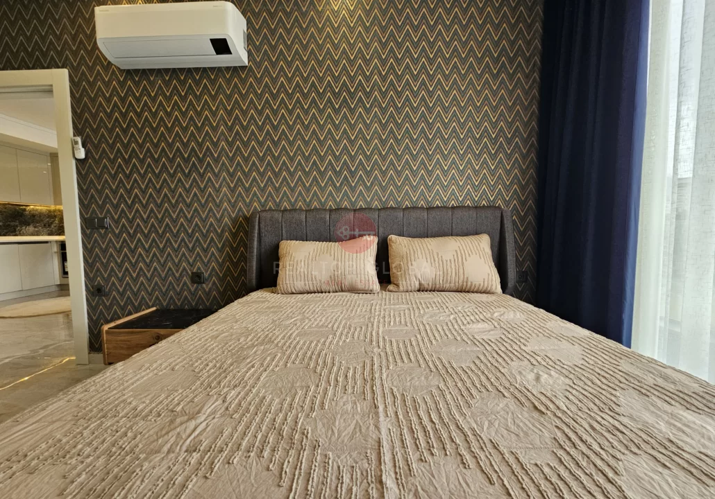 Luxuriöse, voll möblierte Ein-Zimmer-Wohnung zum Verkauf in Oba