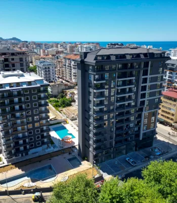 Stilvolle Ein-Zimmer-Wohnung zum Verkauf in Mahmutlar, Alanya