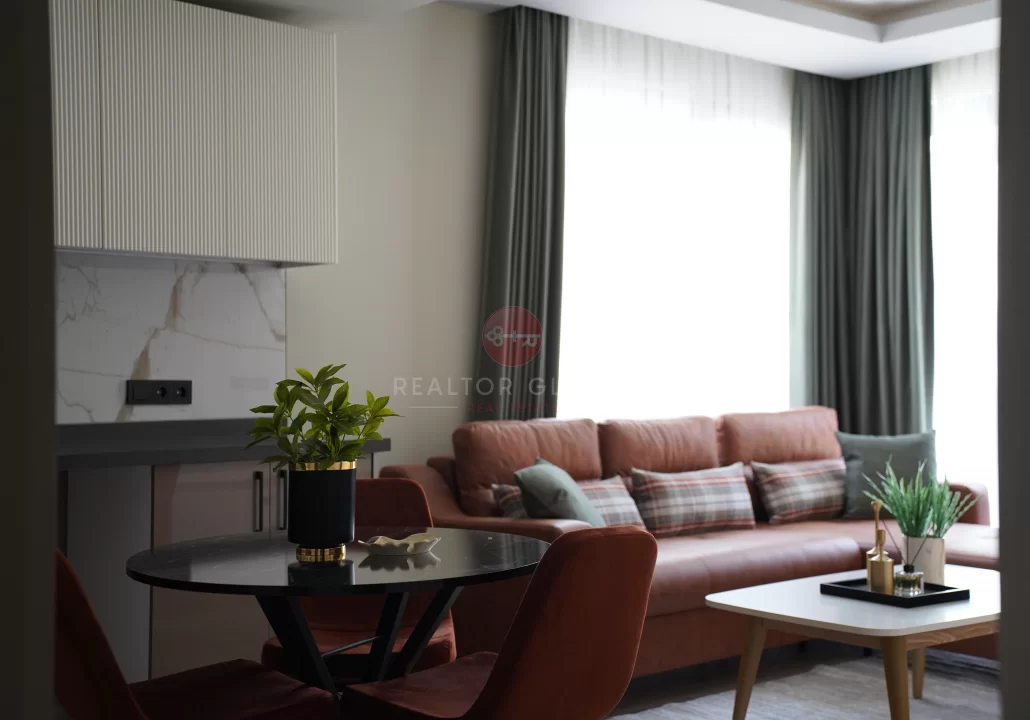 stylishly furnished 1 bedroom apartment in Alanya center