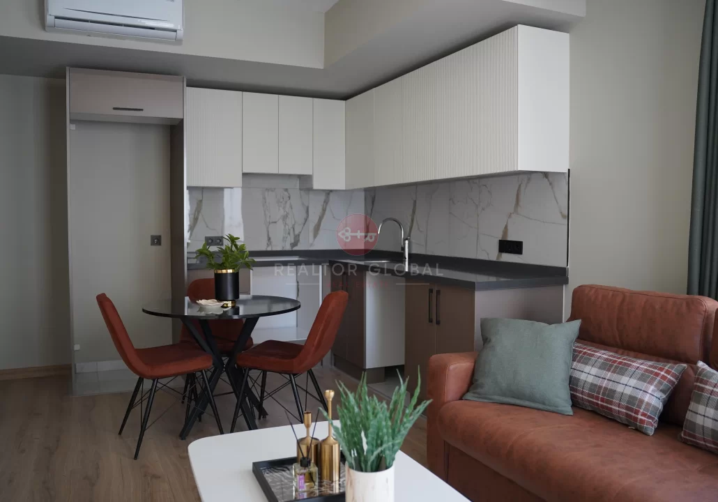 stylishly furnished 1 bedroom apartment in Alanya center