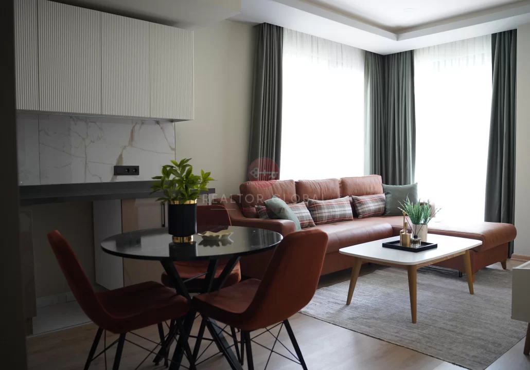 stylishly furnished 1 bedroom apartment in Alanya center