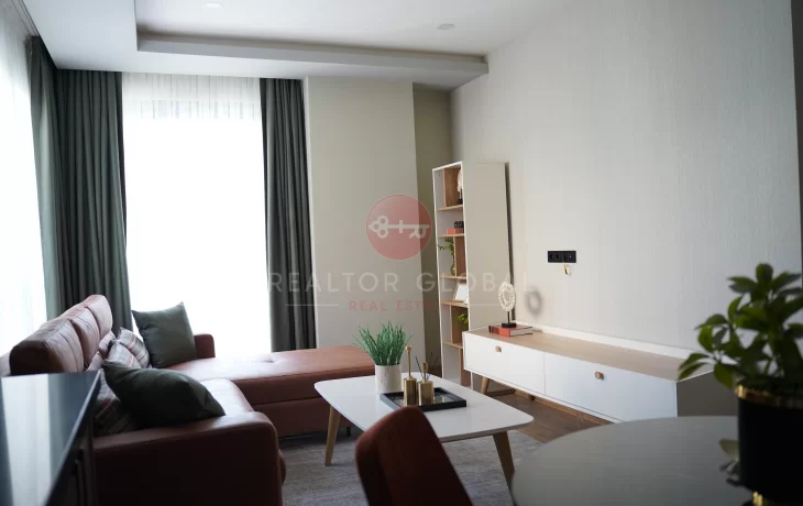 stylishly furnished 1 bedroom apartment in Alanya center