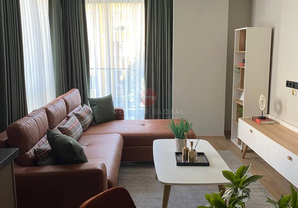 stylishly furnished 1 bedroom apartment in Alanya center