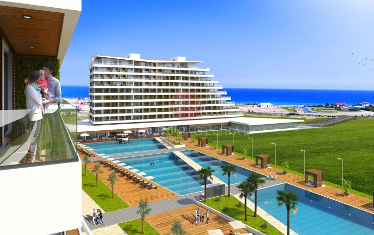 İskele Bölgesinde Grand Sapphire Resort’ta Satılık Stüdyo Daire