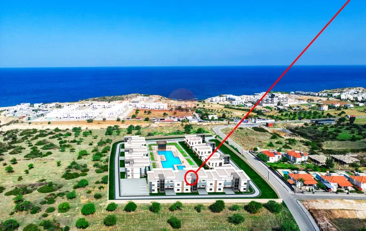 Stylish one bedroom penthouse in Esentepe, North Cyprus