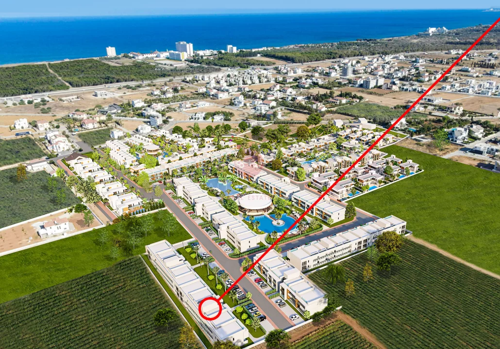 Yeniboğaz, Kıbrıs'ta Muhteşem Bir Site İçinde Stüdyo Daire