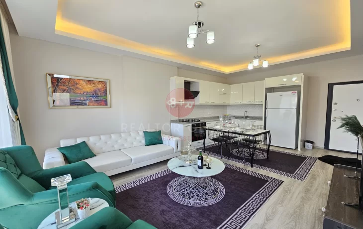 Modern Alanya Demirtaş 1+1 Havuzlu ve Spor Salonu Olan Satılık Daire